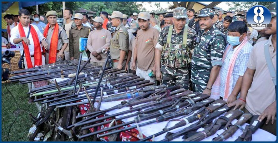 57 Poachers Surrender With Arms On World Rhino Day in BTR 1 G4 6