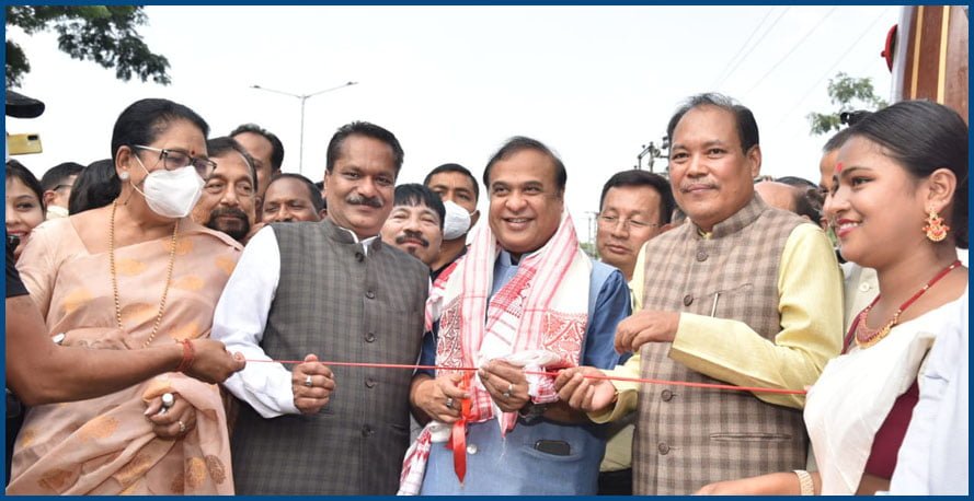 Himanta Biswa Sarma Opens Dispur Supermarket Flyover For Traffic 1 himanta