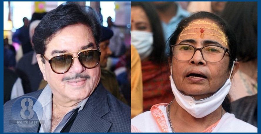 মমতাক বংগৰ বাঘিনী আখ্যা দি তৃণমূল কংগ্ৰেছত যোগদান অভিনেতা শত্ৰুঘ্ন সিনহাৰ 1 G5 11