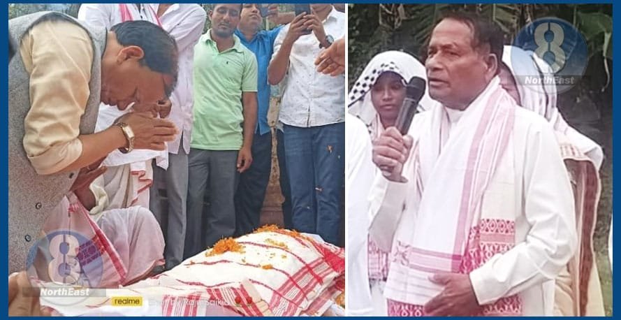 নামঘৰৰ মজিয়াত সেৱা লোৱাৰ সময়তে হঠাৎ ঢলি পৰিল নগেন হাজৰিকা, মৃত্যু 1 G3 1