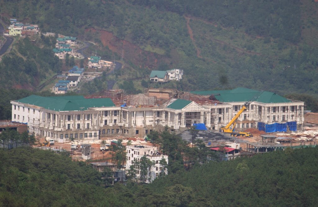 22 05 22 Meghalaya Dome that collapse construction new Assembly 4