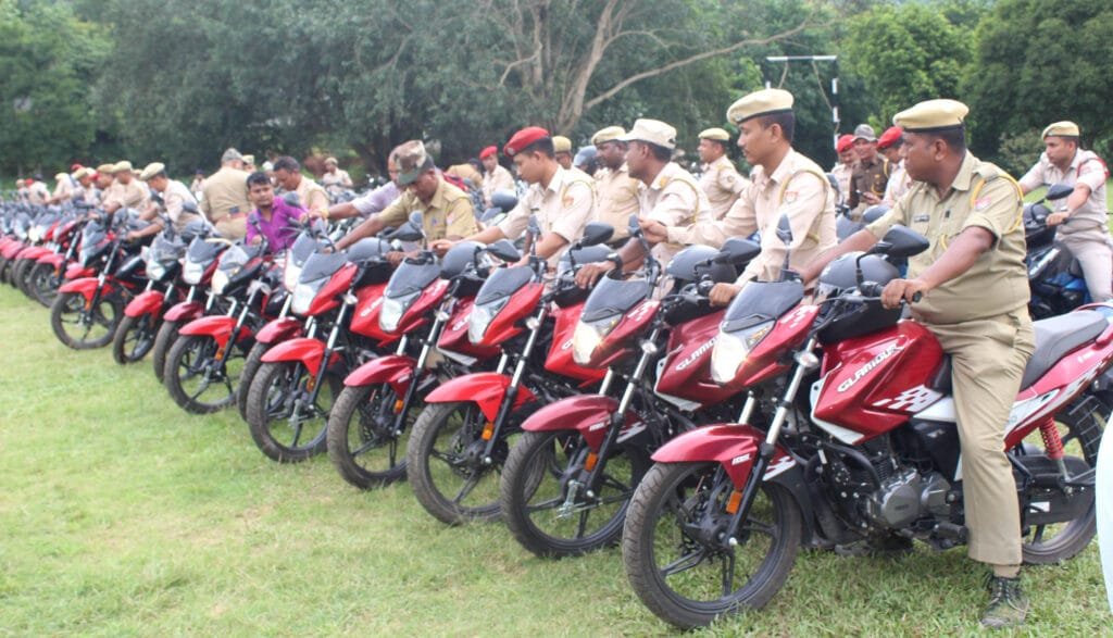 24 06 22 Guwahati Motorcycles to the Districts police station 5