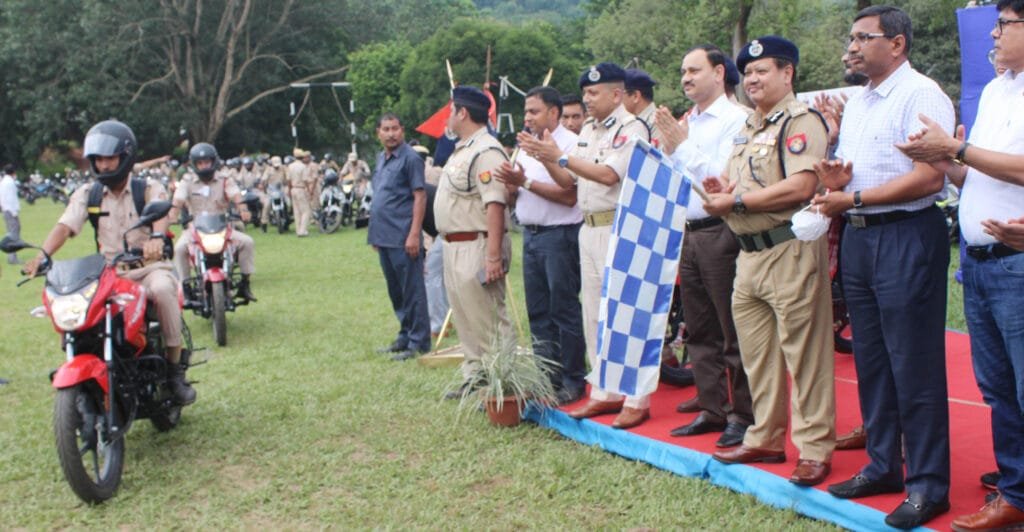 24 06 22 Guwahati Motorcycles to the Districts police station 7
