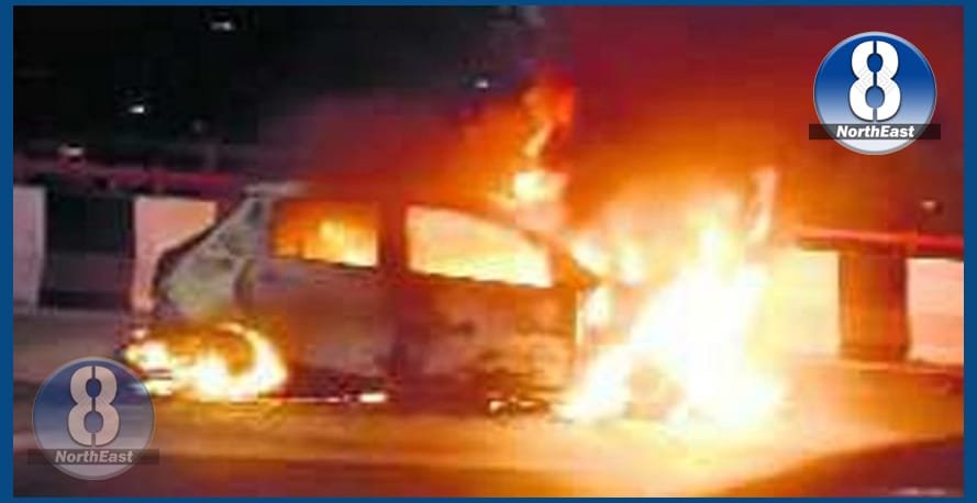 car burnt