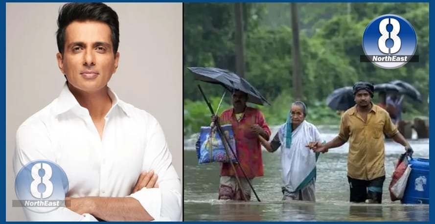 असम के बाढ़ पीड़ितों के साथ साेनू सूद, आज इन 3 जिलों में बांटेंगे राहत सामग्री 1 sonu sood flood