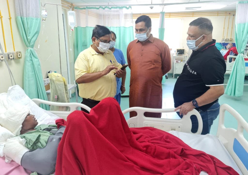 23 07 22 Guwahati Jayanta Malla visited GMCH 2