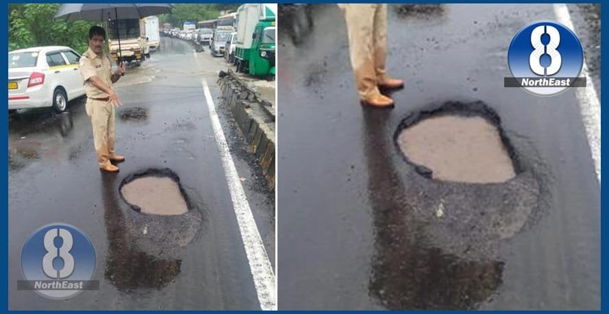 ৰাস্তাৰ গাঁতত বাগৰি পৰিল বাইক, পিছফালৰ পৰা আহি থকা দ্ৰুতবেগী বাছে মহতিয়াই লৈ গ’ল বাইক আৰোহীক! মৃত্যু 1 photo1657103787