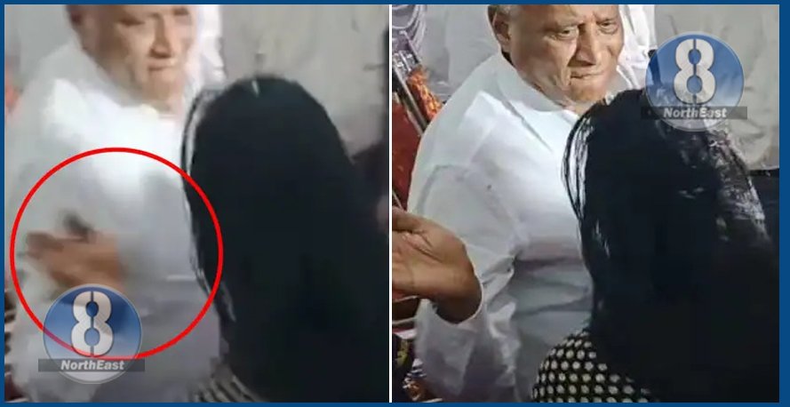 minister slap woman