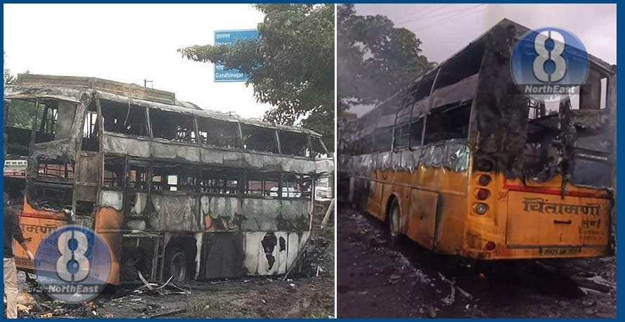 set fire bus