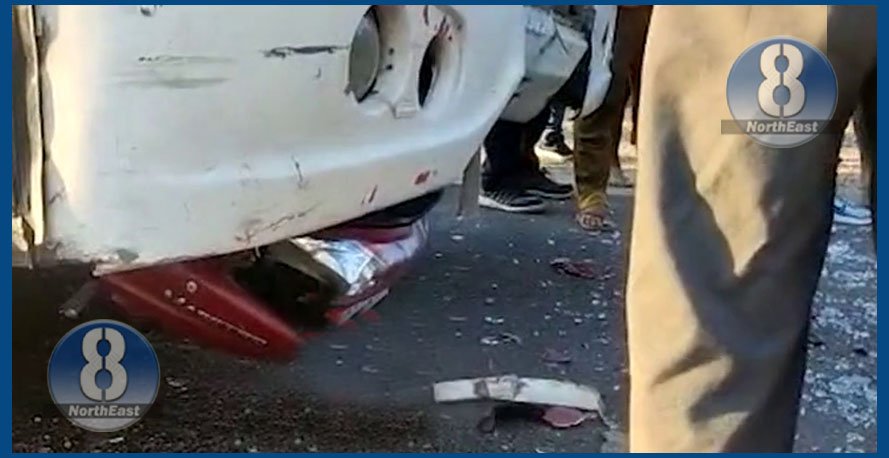 পৰিবহন নিগমৰ বাছত প্ৰচণ্ড খুন্দা স্কুটীৰ, থিতাতে প্ৰাণ গ’ল এজনৰ 1 G2