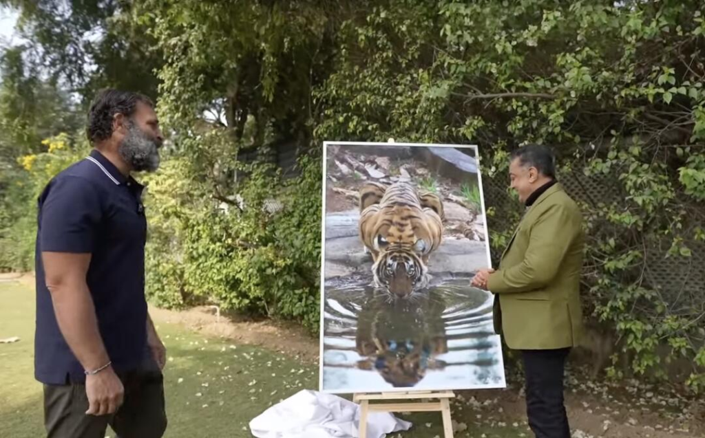 এই ছবিত পৰিস্ফূট হৈছে আপোনাৰ জীৱন! ভাগিন ৰাইহানে কেমেৰাত আৱদ্ধ কৰা বাঘৰ ছবি কামাল হাছানক উপহাৰ ৰাহুল গান্ধীৰ… 1 image 9