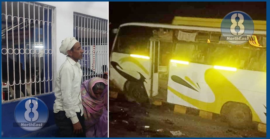 শোকাবহ! ডিভাইডাৰত খুন্দা মাৰি পথৰ ওপৰতে বাগৰি পৰিল বিবাহ যাত্ৰীৰ বাছ, ৩ জনৰ মৃত্যু 1 3 b