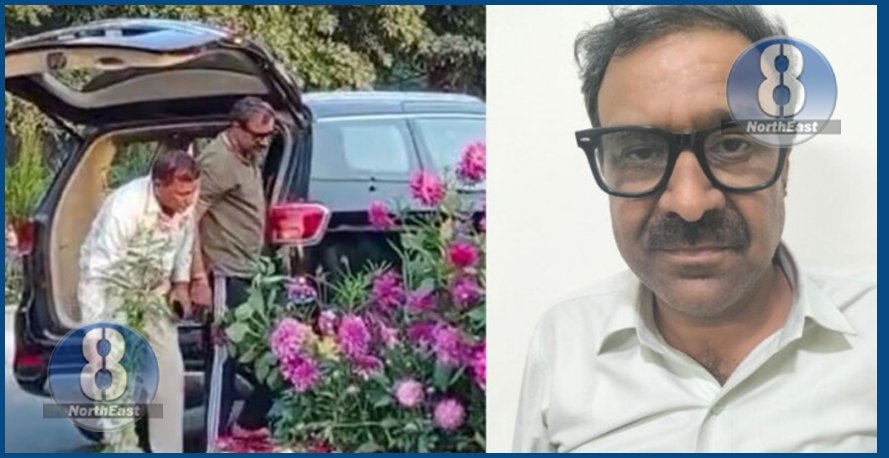চাঞ্চল্যকৰ! জি-২০ সন্মিলনৰ বাবে সজাই থোৱা ফুলৰ টাব বিলাসী বাহনেৰে চুৰি, গ্ৰেপ্তাৰ আভিজাত চোৰ… 1 chor ful