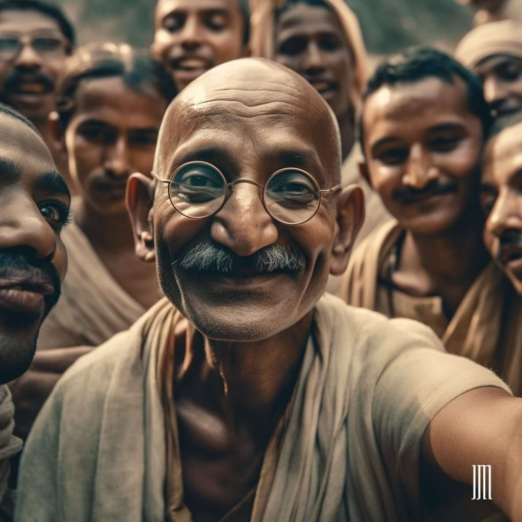 যদি মহাত্মা গান্ধী, এলবাৰ্ট আইনষ্টাইনৰ যুগত থাকিলহেঁতেন চেলফি কেমেৰা! তেন্তে…. 1 image 97