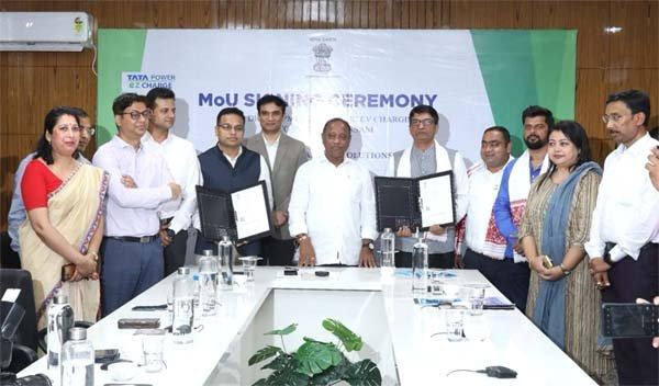 Guwahati Assam Governemtn MoU with Tata Power EV Charging Solutions 1