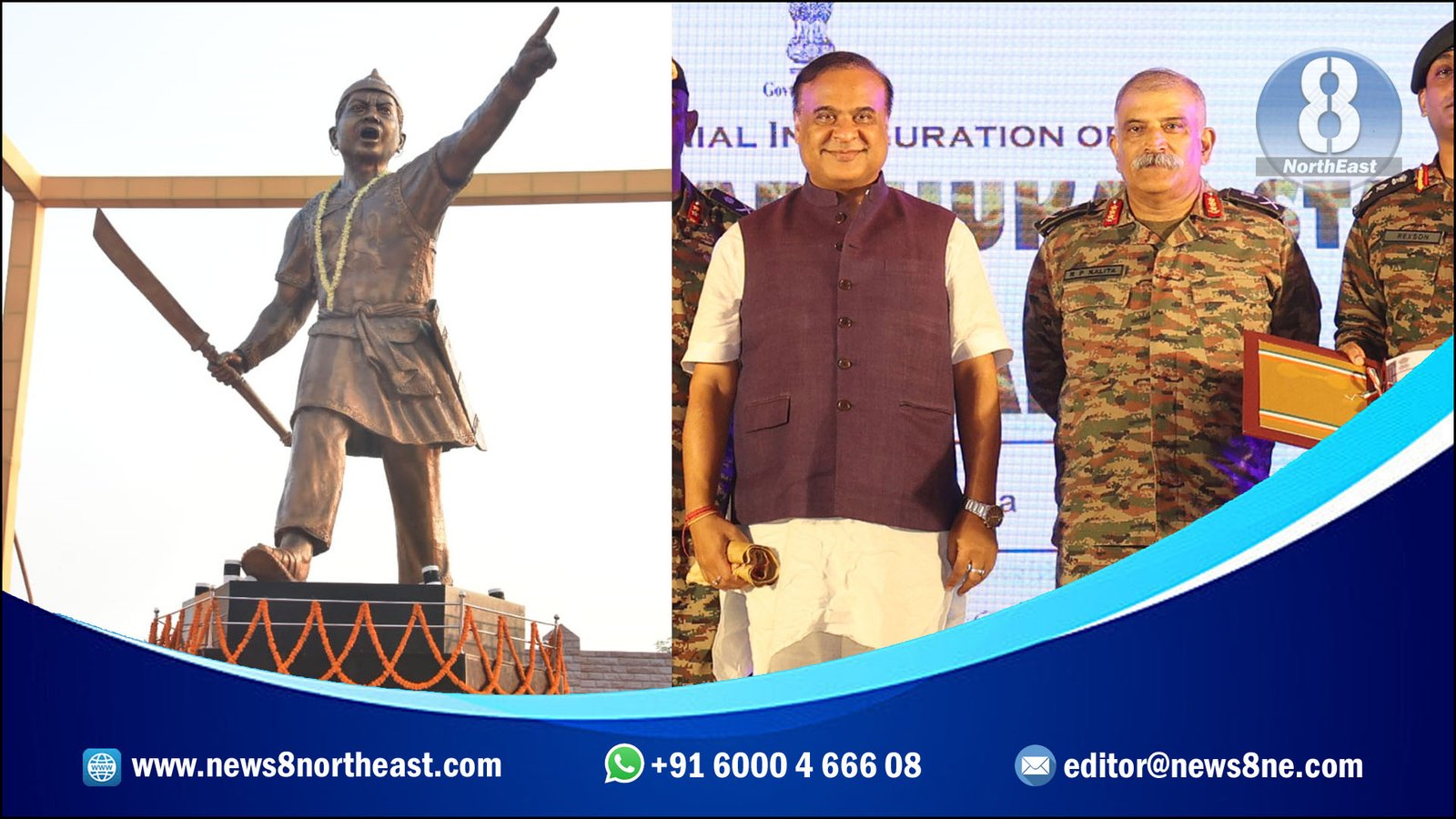 Himanta Biswa Sarma Lachit Barphukan Statue Image