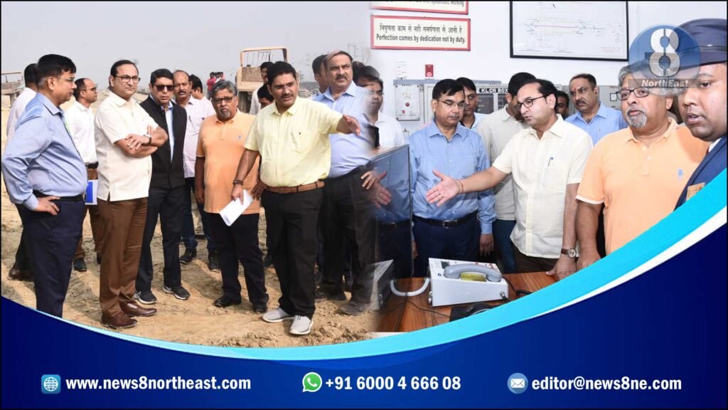 Railway Development on Fast Track: NF Railway GM Surveys Progress in Northeast's Hub 1 NF-Railway-GM-Inspection