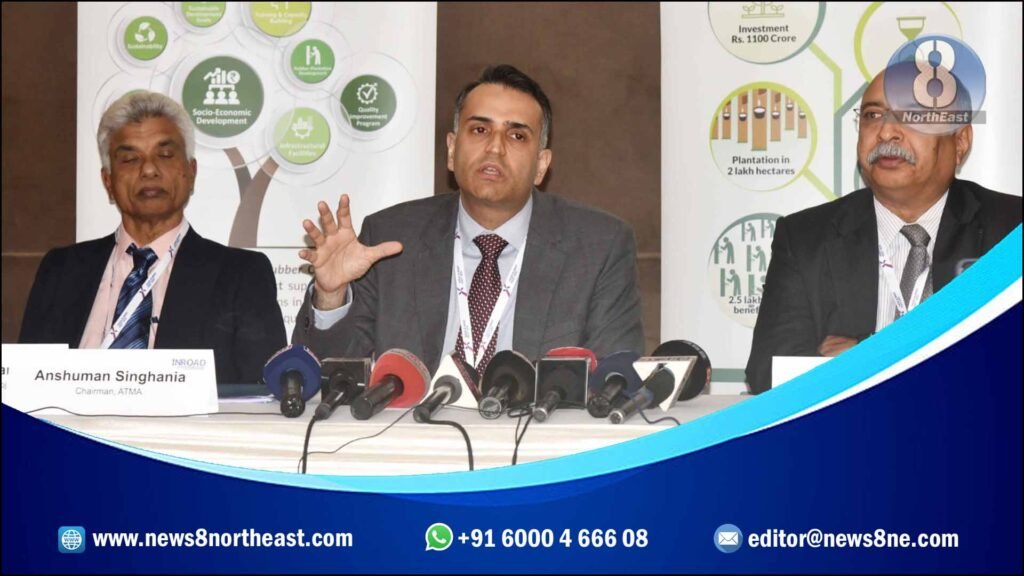 উত্তৰ পূৱত প্ৰায় ৭০ হাজাৰ হেক্টৰ ভূমিত প্ৰাকৃতিক ৰবৰ উৎপাদনৰ লক্ষ্য 1 inroad-atma-rubber-plantation-indian-rubber-meet-guwahati