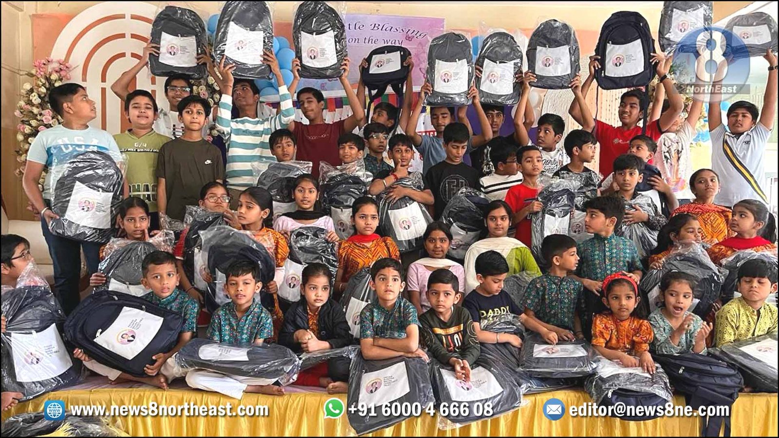 bag distribution in memory of late padam jain