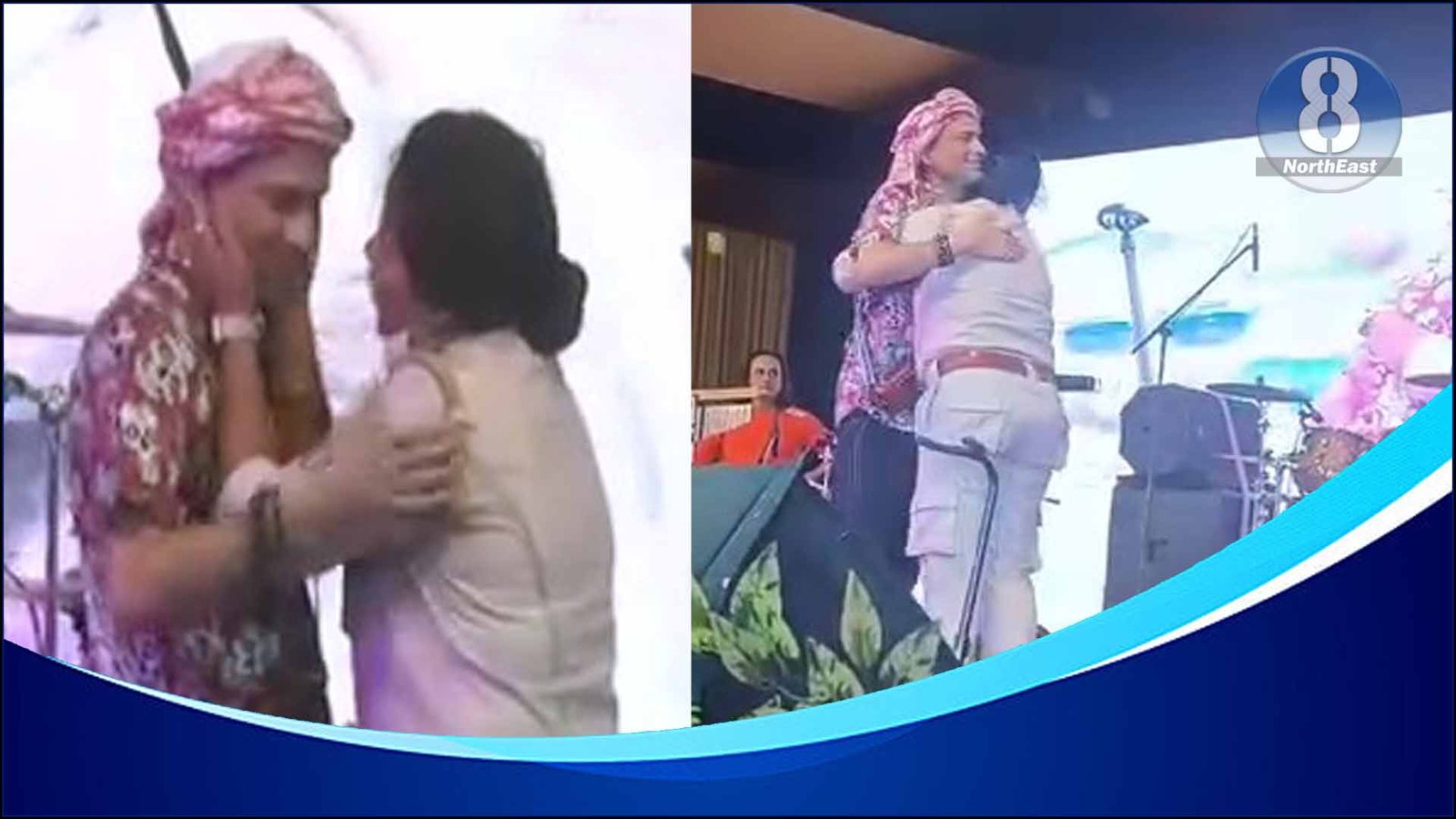 assam-zubeen-garg-kiss-female-home-guard-in-concert