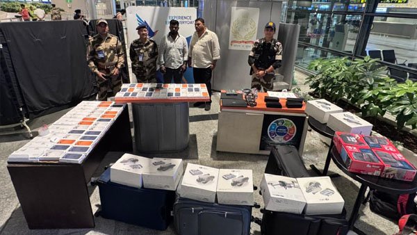 CISF foils smuggling bid; seizes electronic goods worth ₹1.4 crore at Hyderabad airport 1 NE copy 31