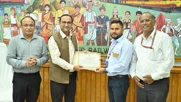 NFR honours Frontline crew rewarded for quick action during Kokrajhar rail blast 1 NE copy 5
