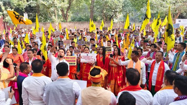 Bodo groups stage Jantar Mantar protest, seek time-bound rollout of Bodo Accord 1 NE copy 77