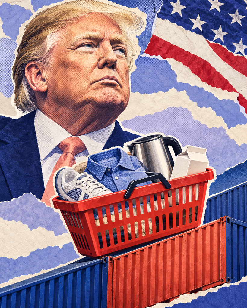 Trump’s Tariffs Raised Prices Beyond Imported Goods, Study Finds 2 Everyday goods climb the container ramp 1
